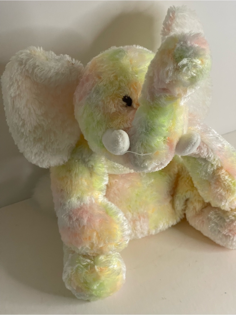 Plush Pastel Bunny Stuffed Toy - Soft Multicolor